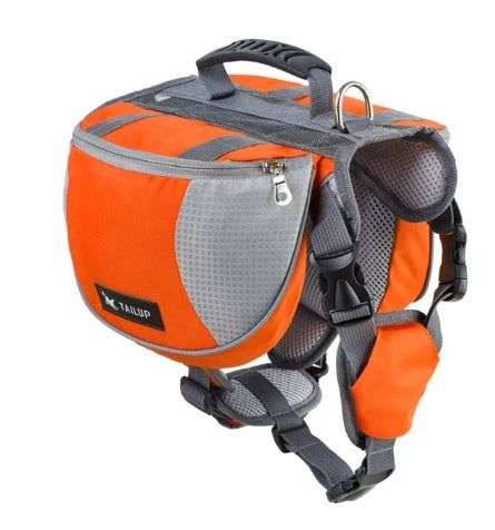 Pet Harness with Large Side Storage Pockets for Outdoor, Travel, Camping, Hiking