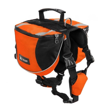 Pet Harness with Large Side Storage Pockets for Outdoor, Travel, Camping, Hiking