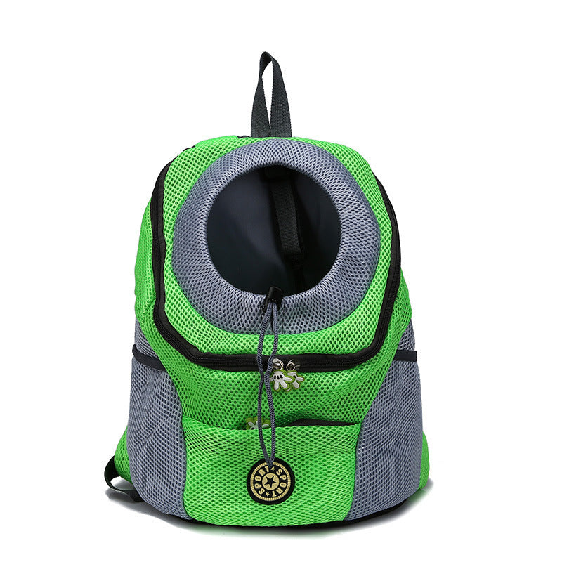 Pet Backpack Double Shoulder Carrier For Hiking, Camping