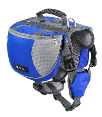 Pet Harness with Large Side Storage Pockets for Outdoor, Travel, Camping, Hiking