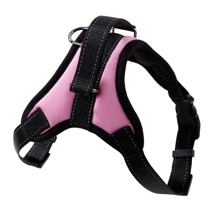 Reflective Dog Harness, Durable Adjustable Chest Vest, Walking Handle