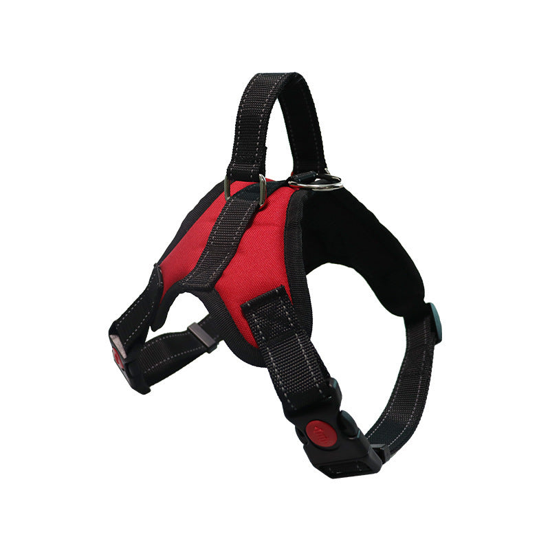 Reflective Dog Harness, Durable Adjustable Chest Vest, Walking Handle