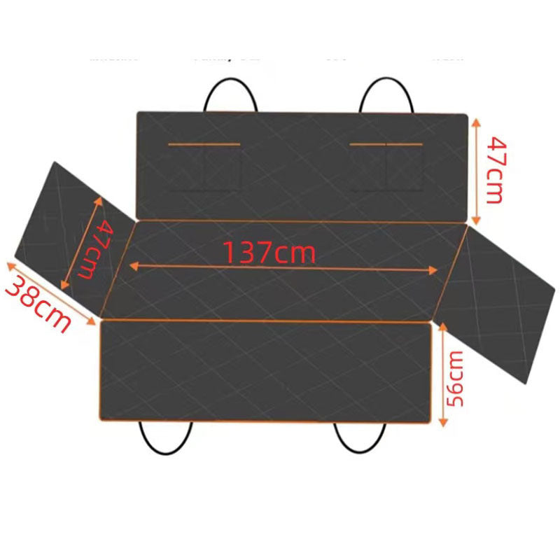 Waterproof Car Back Seat & Trunk Cover Scratch-proof with View Mesh