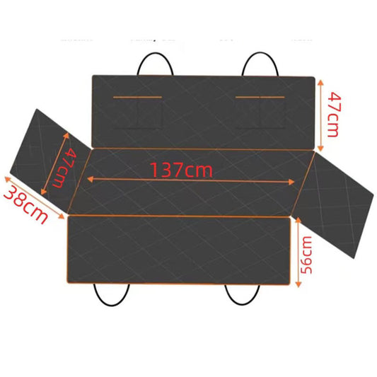 Waterproof Car Back Seat & Trunk Cover Scratch-proof with View Mesh