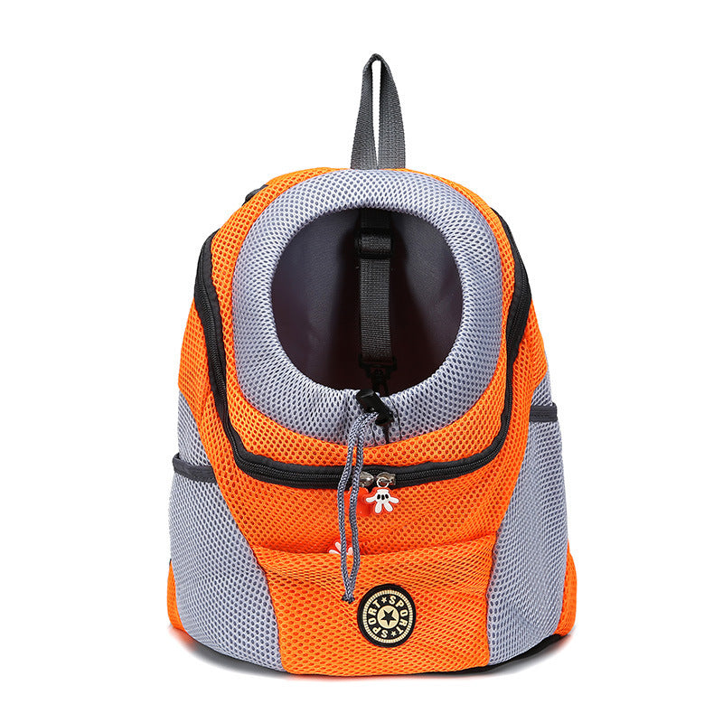 Pet Backpack Double Shoulder Carrier For Hiking, Camping