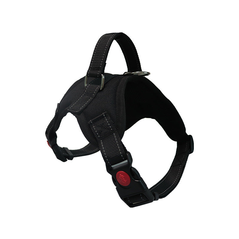 Reflective Dog Harness, Durable Adjustable Chest Vest, Walking Handle