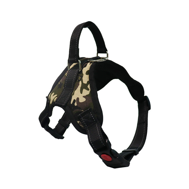 Reflective Dog Harness, Durable Adjustable Chest Vest, Walking Handle