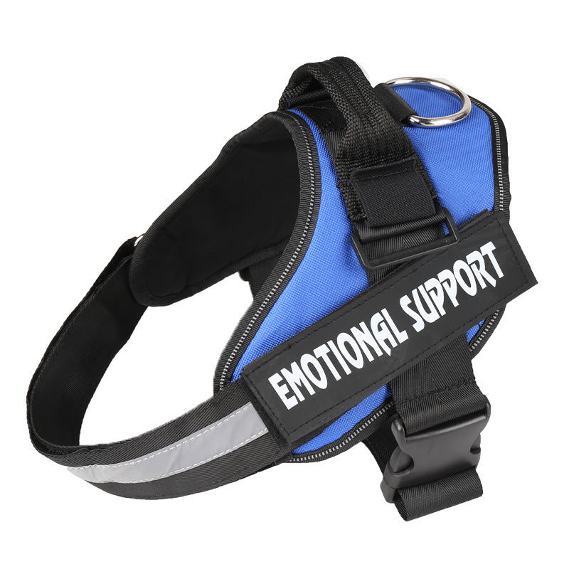 Emotional Support Dog Chest Strap with Lead Handle