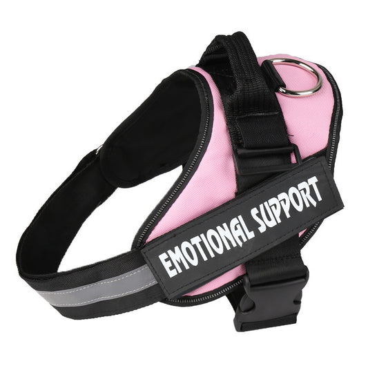 Emotional Support Dog Chest Strap with Lead Handle