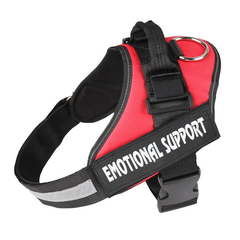 Emotional Support Dog Chest Strap with Lead Handle