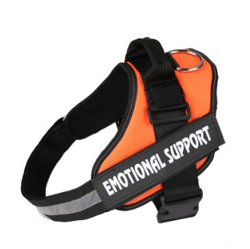 Emotional Support Dog Chest Strap with Lead Handle