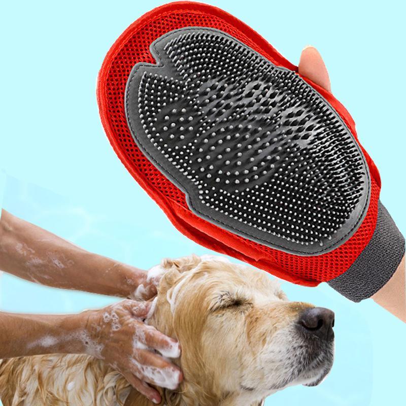 Dog Bathing and Grooming Glove