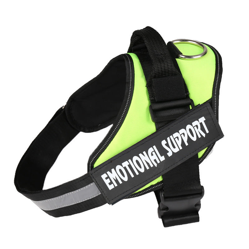 Emotional Support Dog Chest Strap with Lead Handle