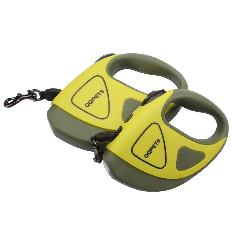 New Retractable Traction Leash with Light