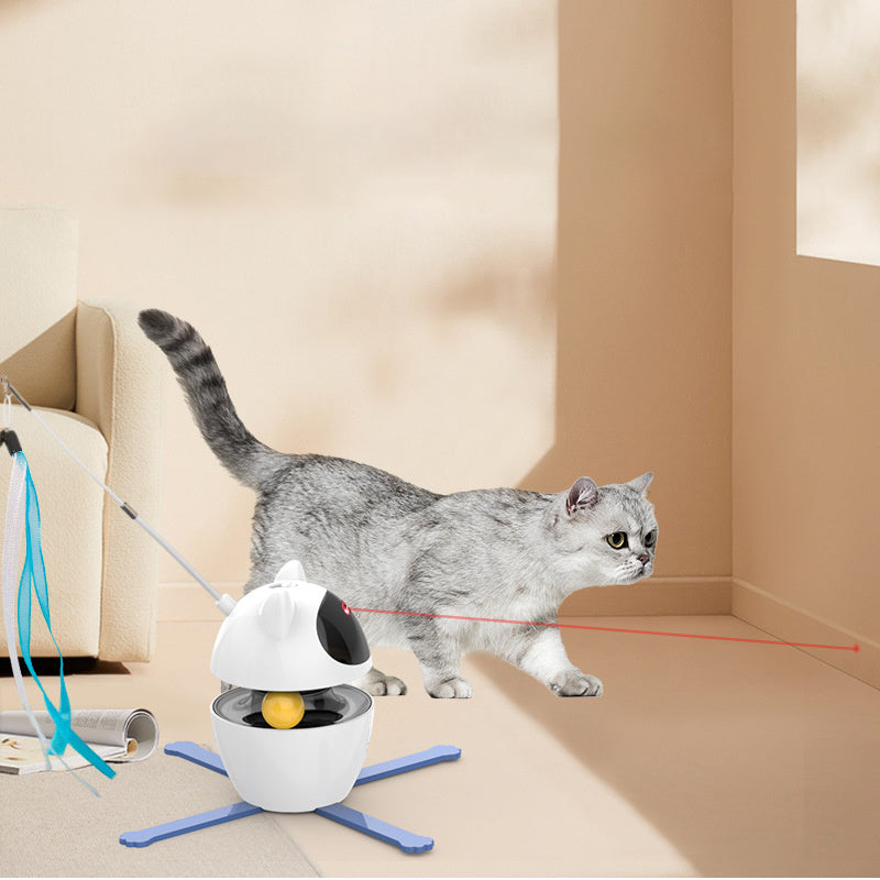 Interactive Cat Toys Automatic Funny Stick Self-Hi Elastic Rope