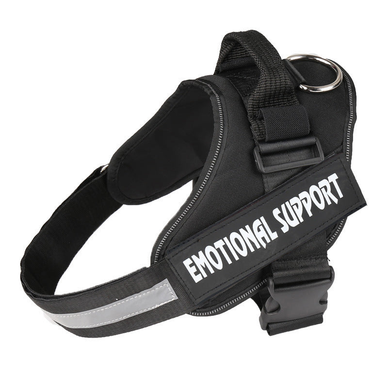 Emotional Support Dog Chest Strap with Lead Handle