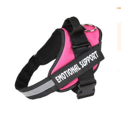 Emotional Support Dog Chest Strap with Lead Handle