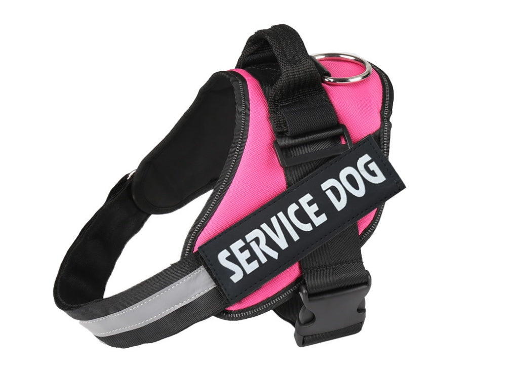 Service Dog Harness Chest Strap with Lead Handle