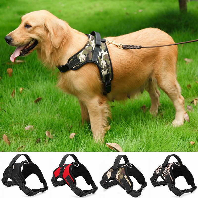 Pet Harness Strap with Lead Handle